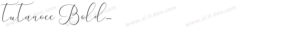 tutanocc Bold字体转换